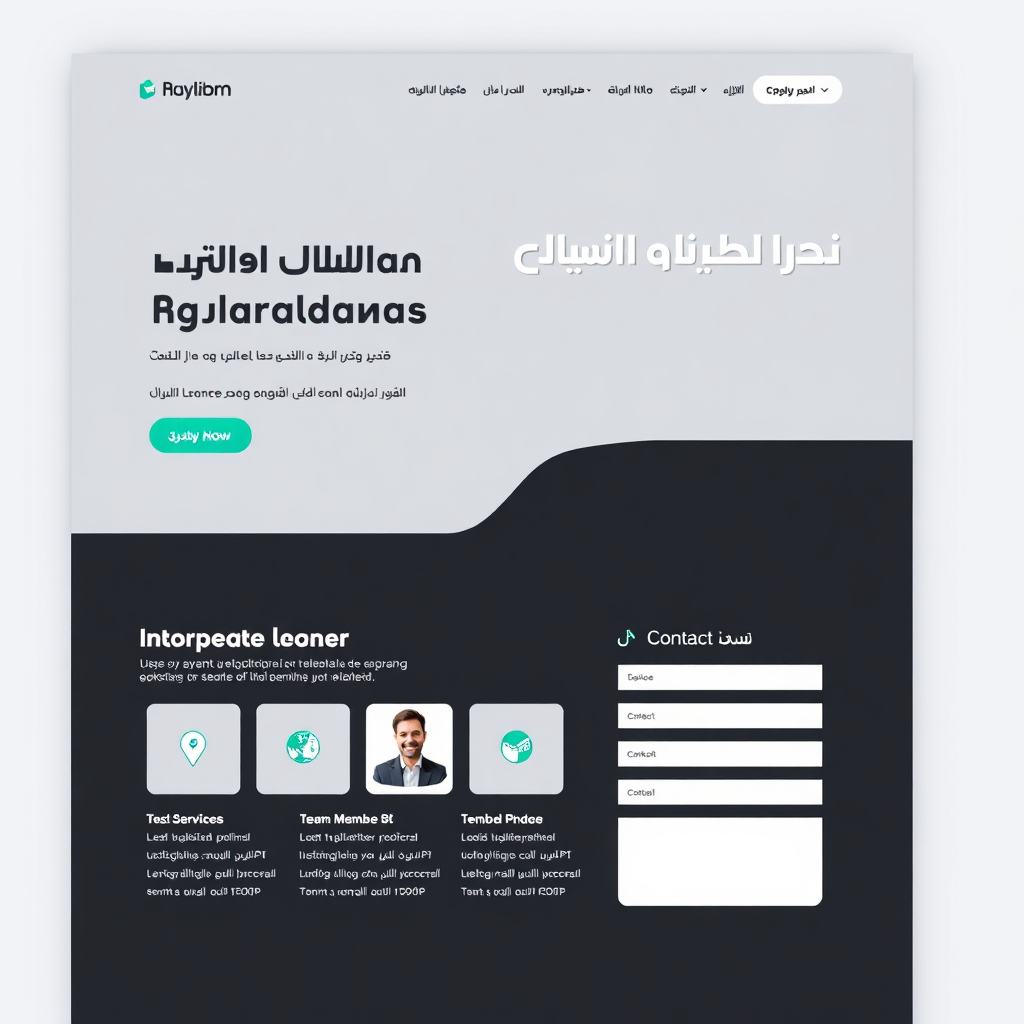 قالب شركة أعمال