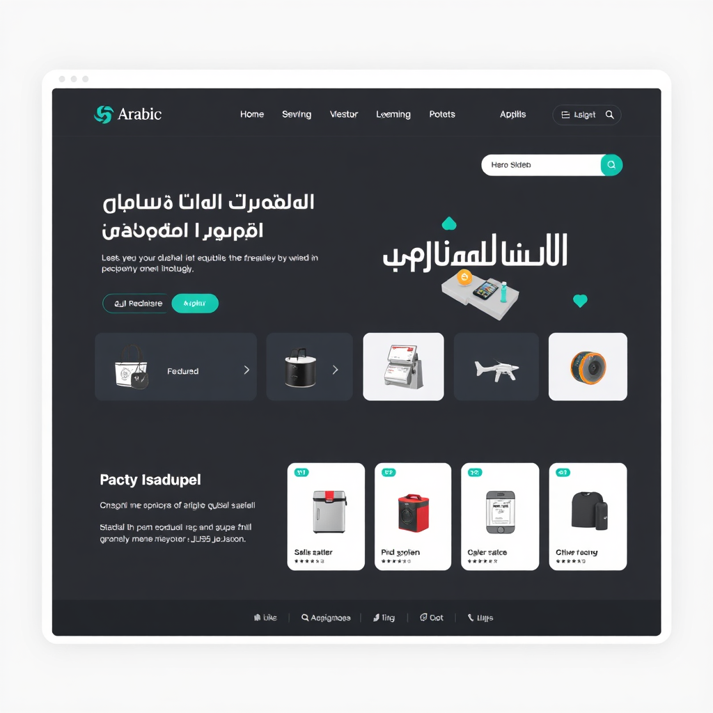 قالب متجر إلكتروني
