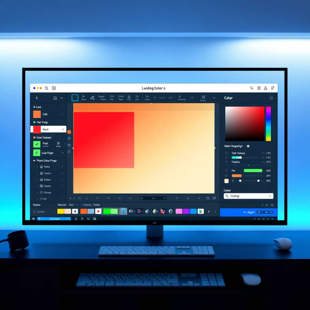 Drag-and-Drop Editor visual