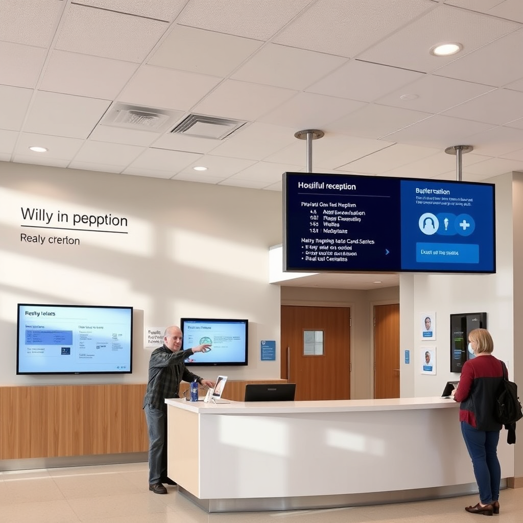 Hospital digital wayfinding