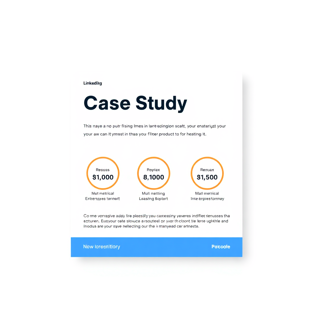 LinkedIn case study post