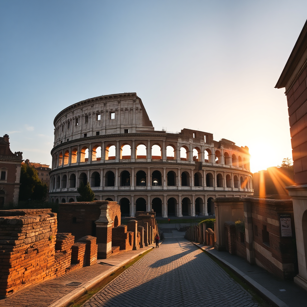 Colosseum at sunrise