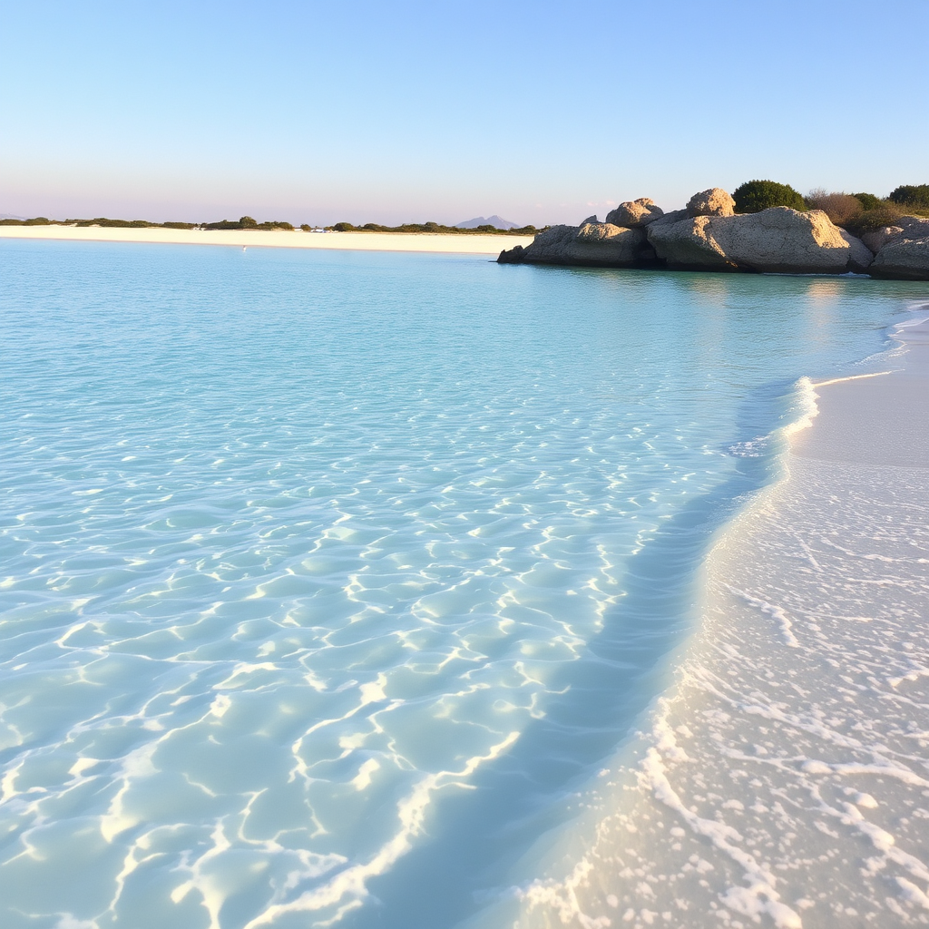 Balearic Islands beach morning light