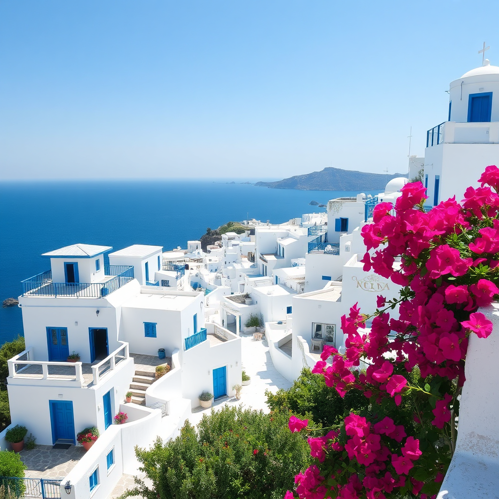 Mykonos coastline daytime