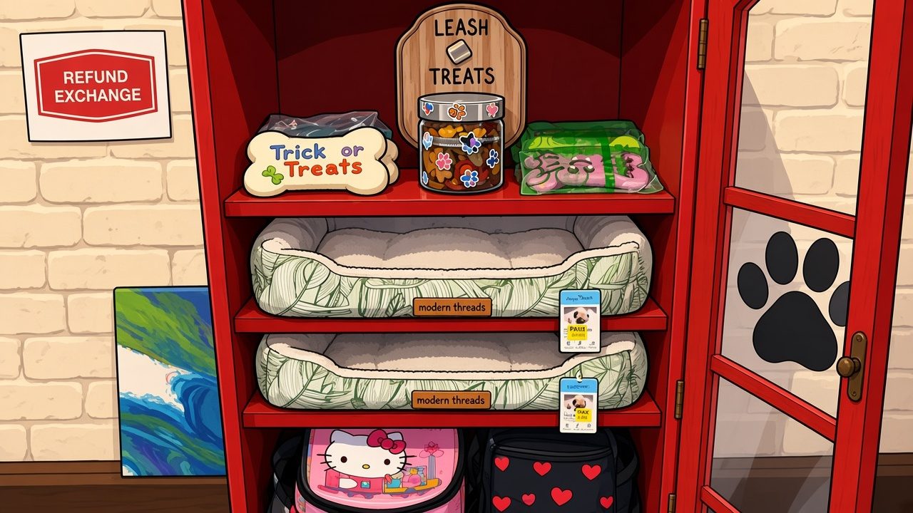 Pet beds and treats