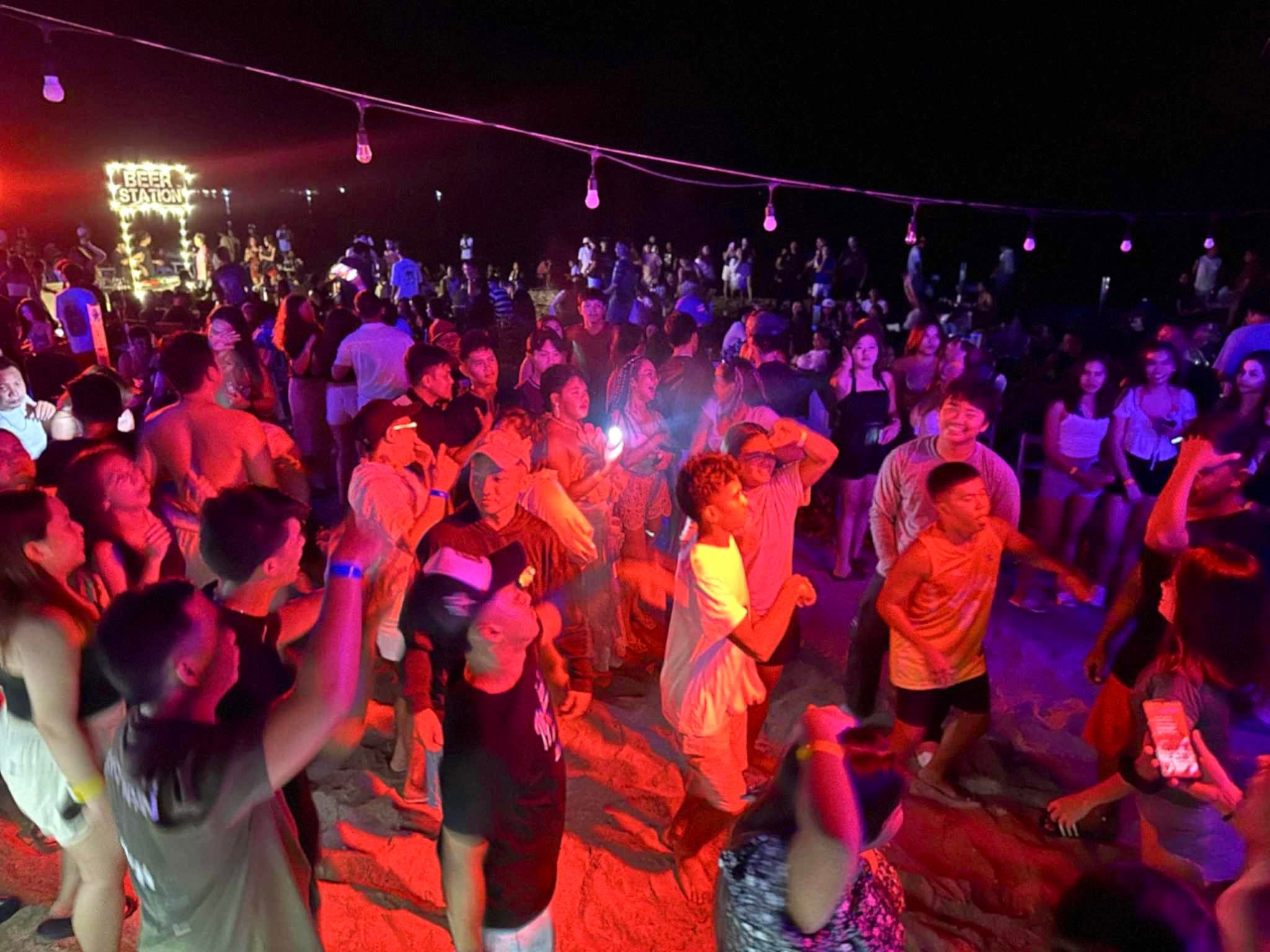 Sunset beach hangout