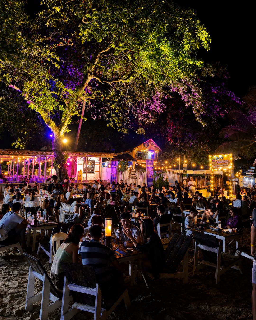 Music night by the beach