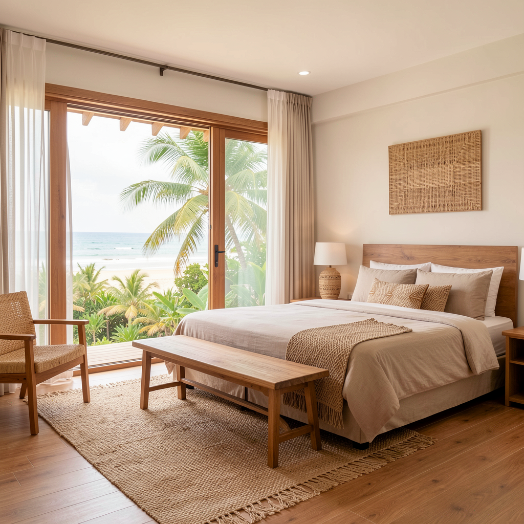 Editable accommodation image placeholder
