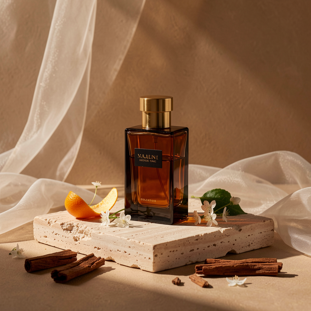 Luxury Scentoria fragrance still life