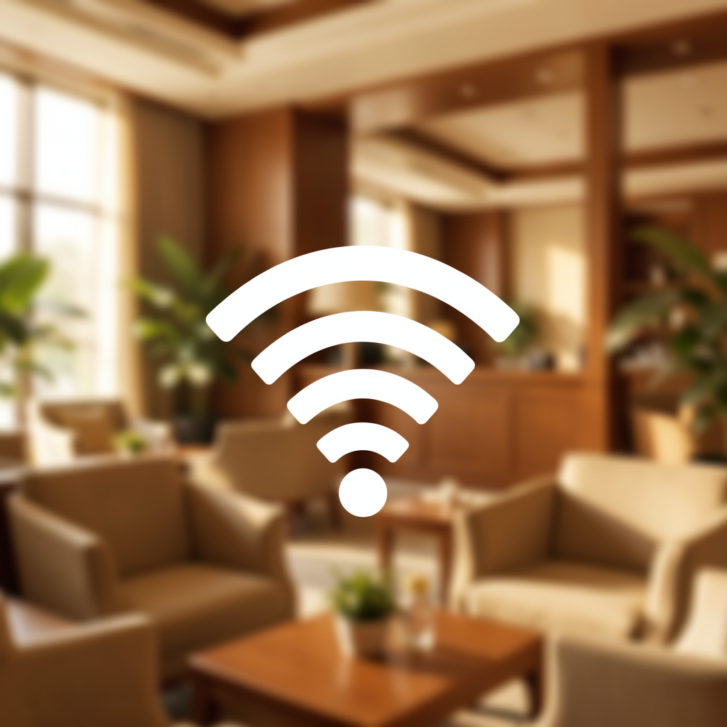 Hotel Wi-Fi lounge