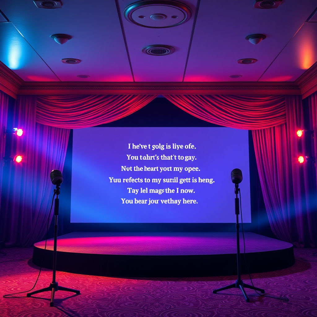 Stage karaoke preview