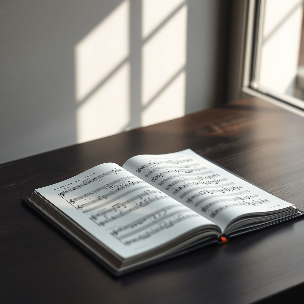 Music e-book pages