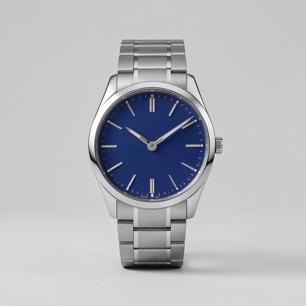 Tissot PRX blue watch