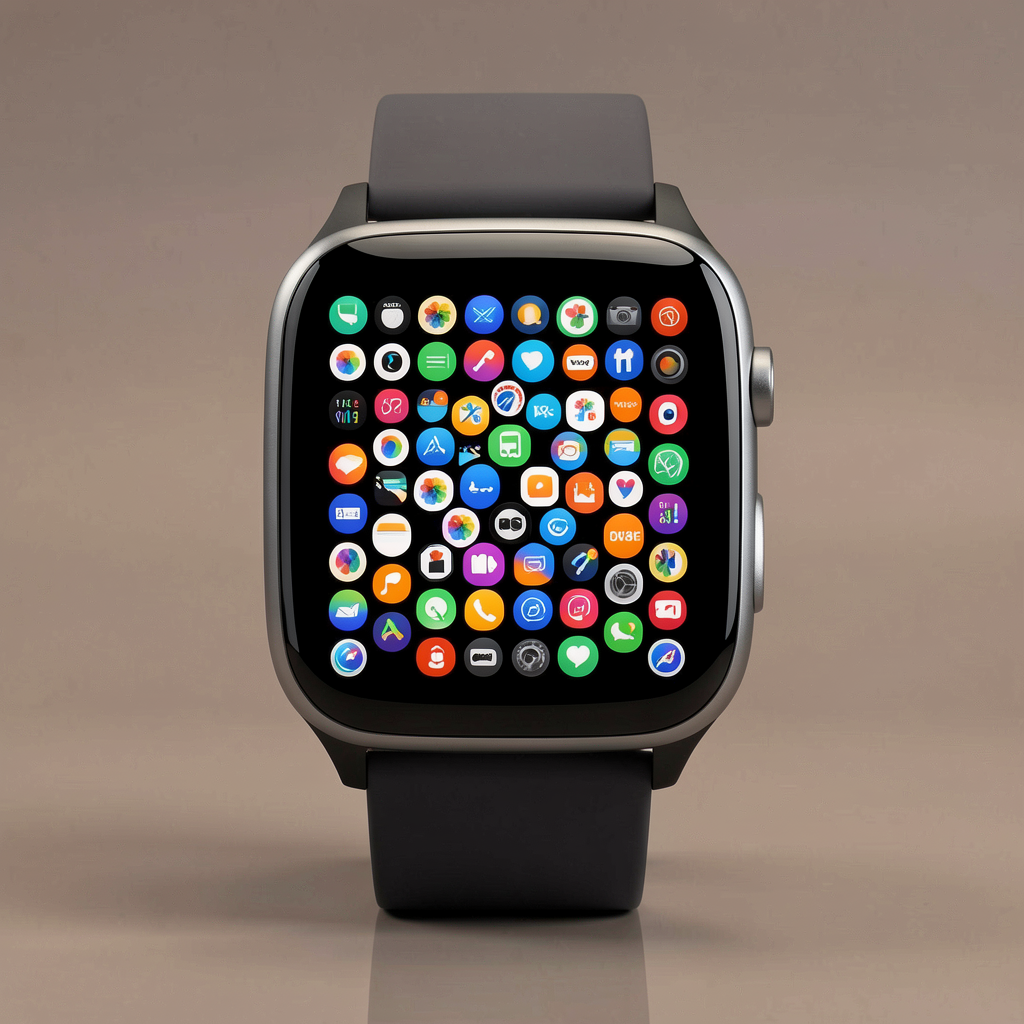 Colorful smart watch