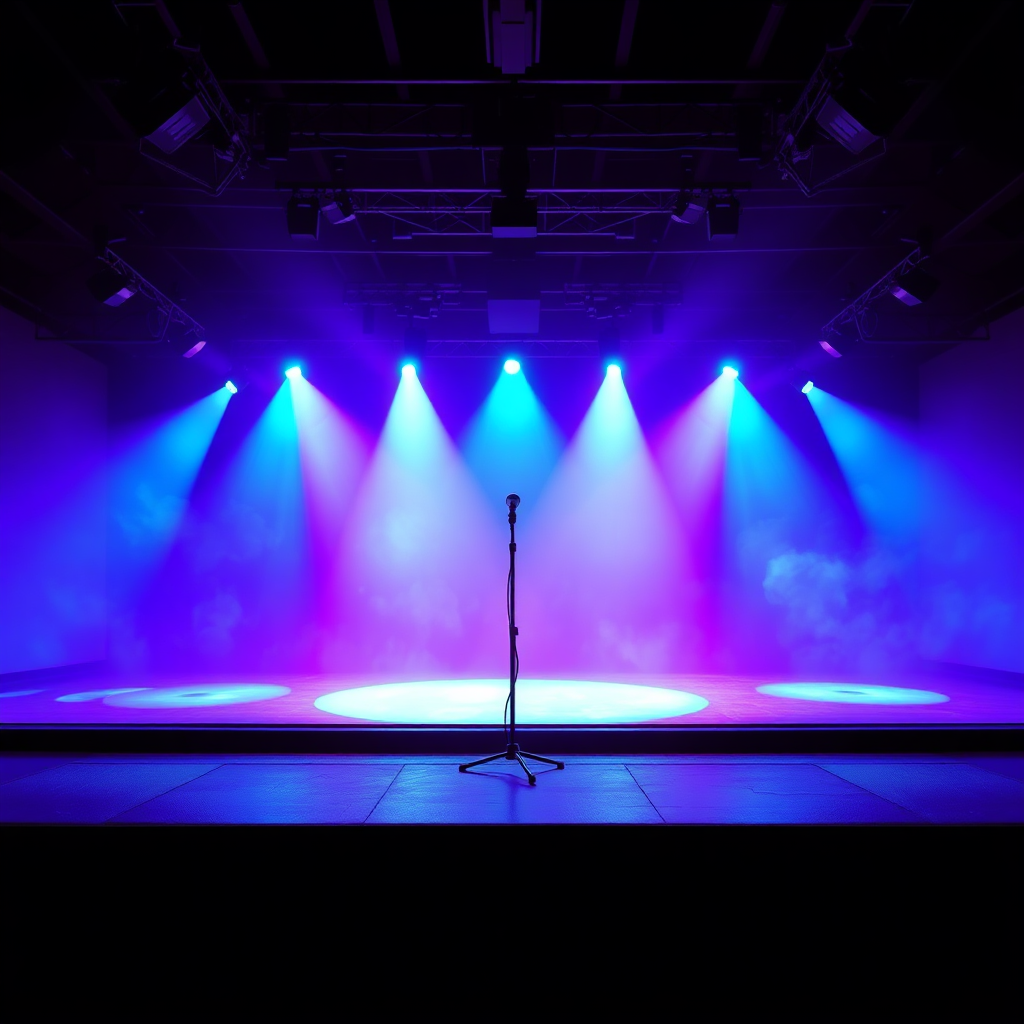Neon stage album art