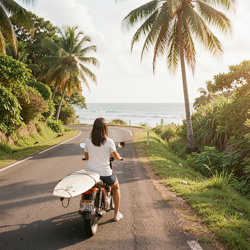 Exploring the coast near Mati