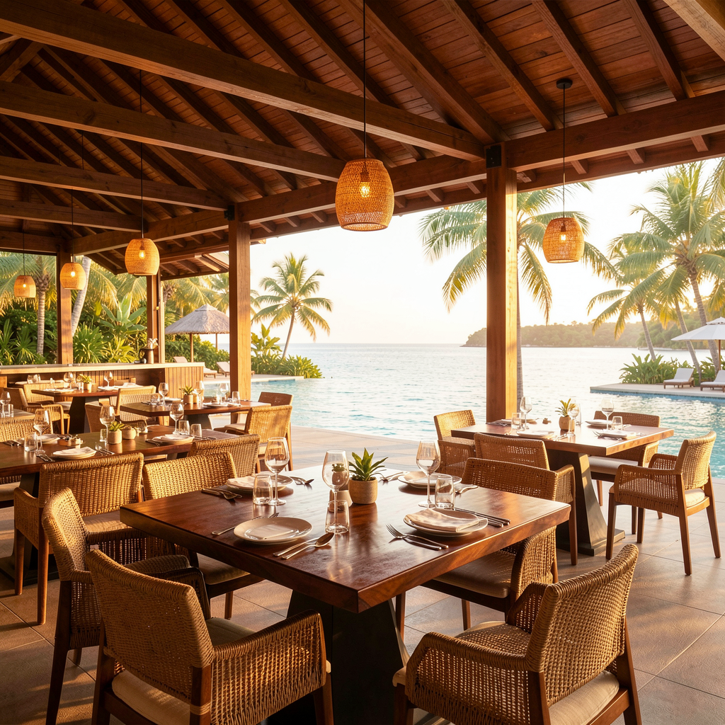 Restaurant and bar