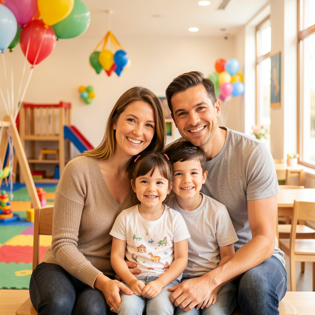 Family enjoying PlayWorld