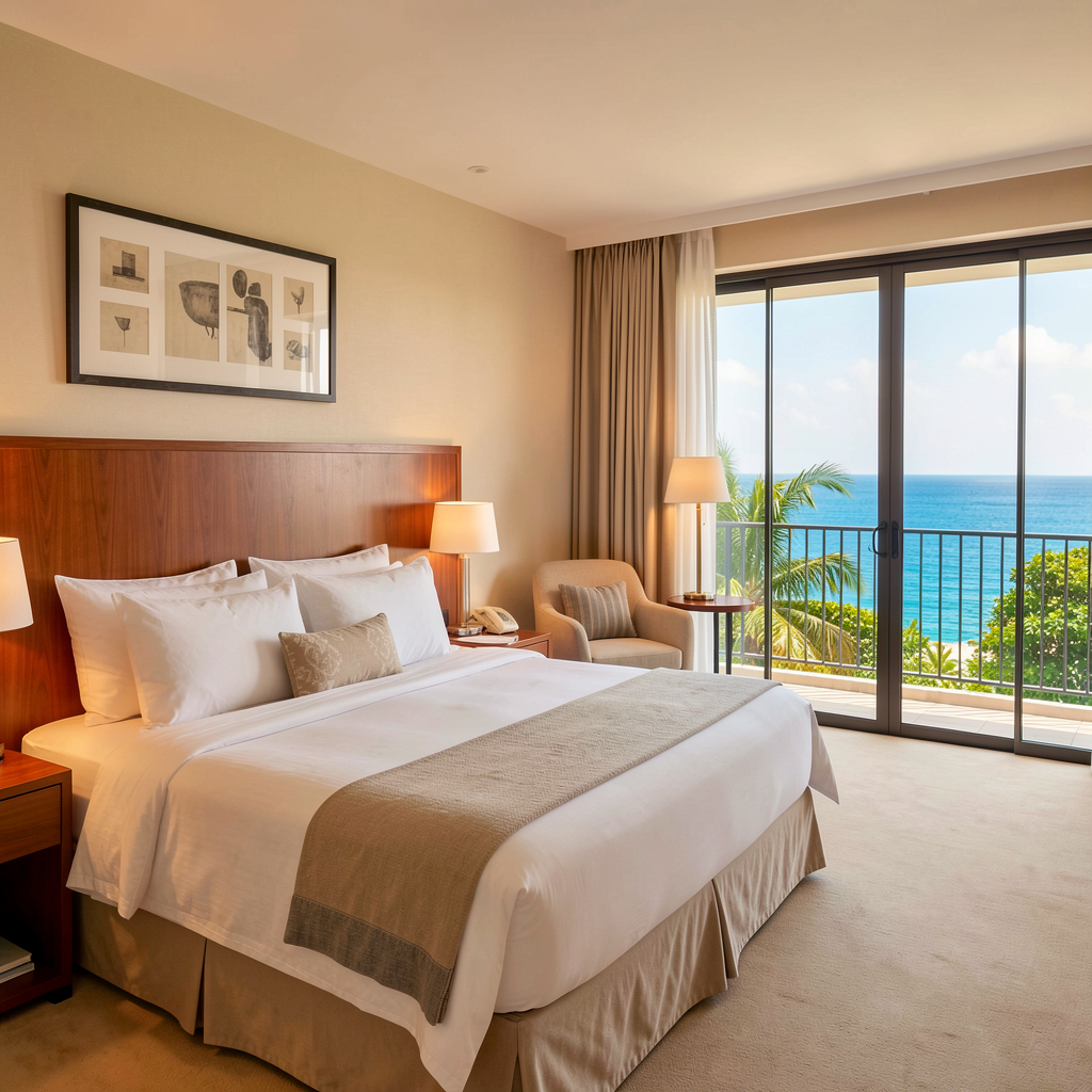 Standard oceanview hotel room