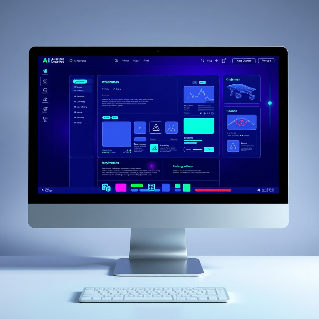 AI Web Design Software Interface