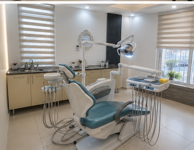 Dental chair at Bright Smiles