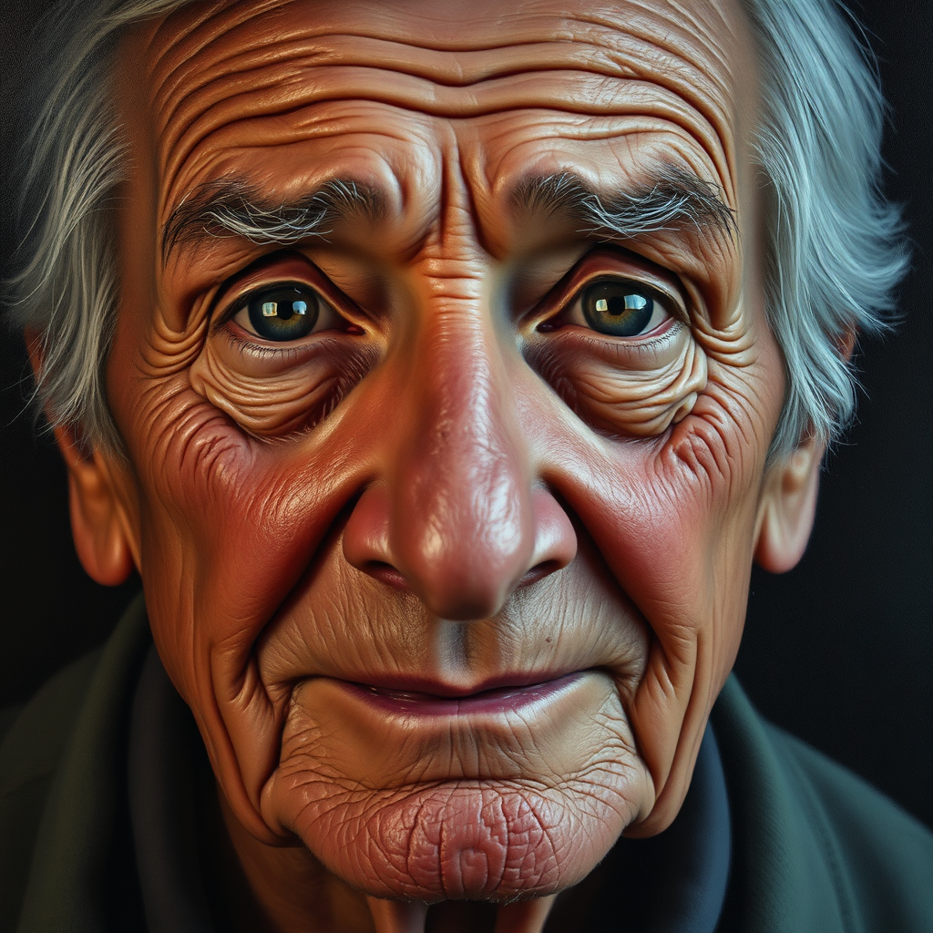 Realistic portrait painting