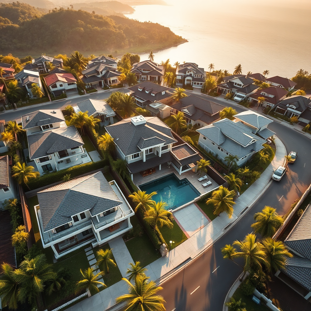 Modern residential properties in Sabah