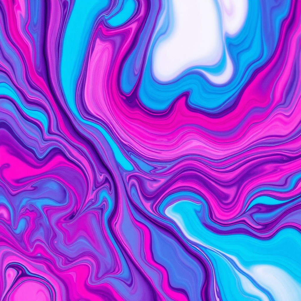 Paint swirling in water