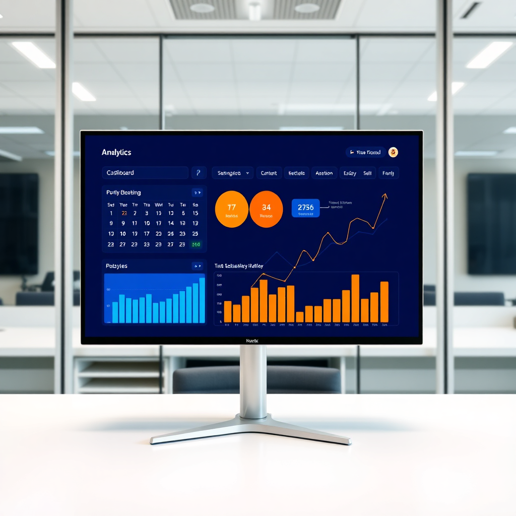 Leads dashboard and calendar bookings