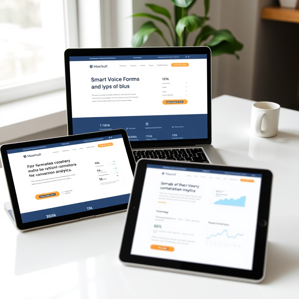 Agentic website concept on devices