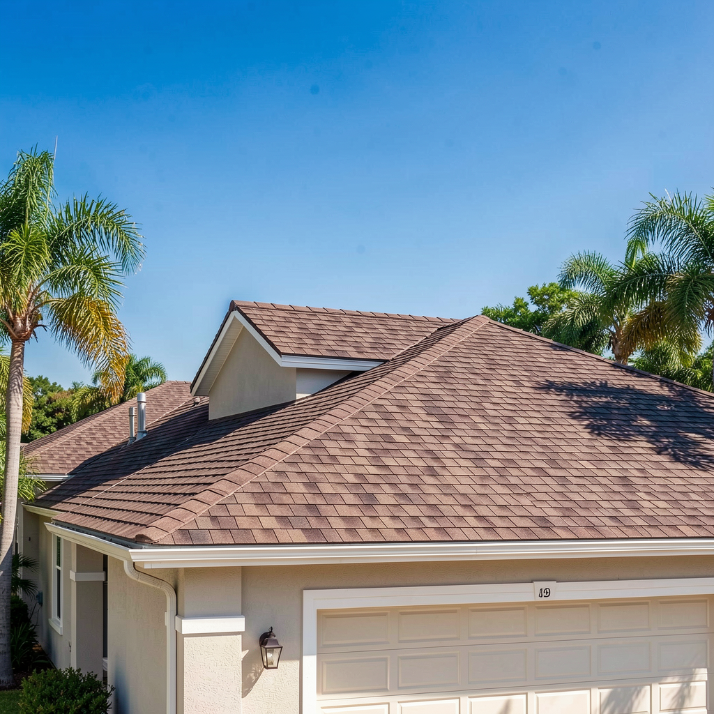 Roof after replacement