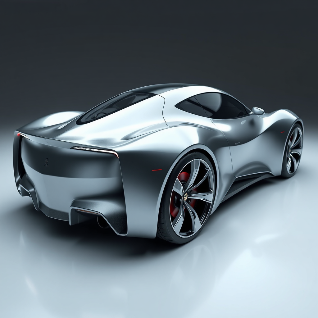 Model C - Silver hypercar