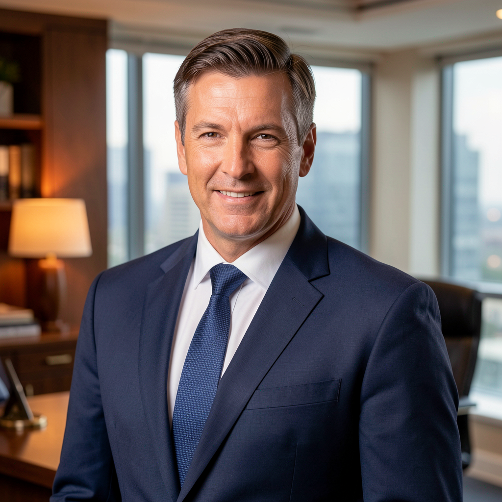 Attorney Tom Carter in his office