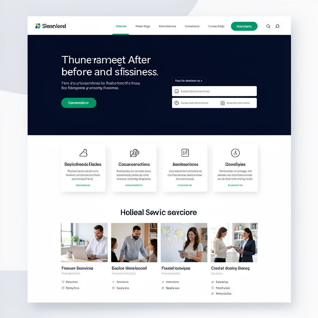 After redesign website demonstration