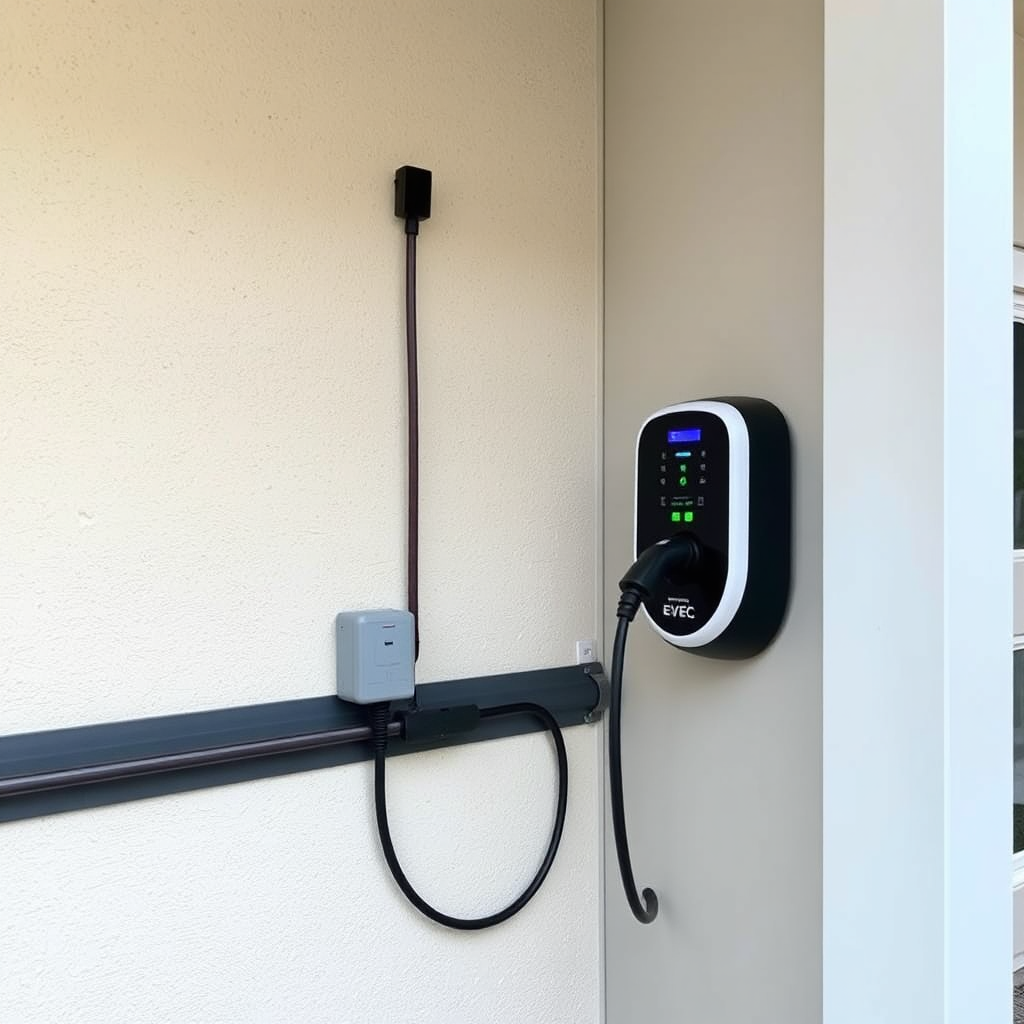 EV charger installation in home