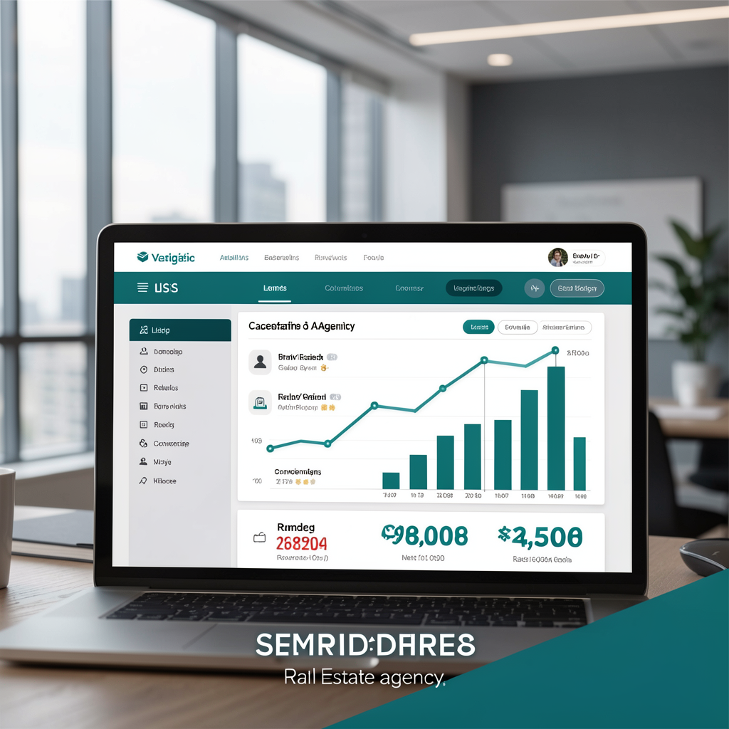 Case study preview: rising leads and dashboard charts