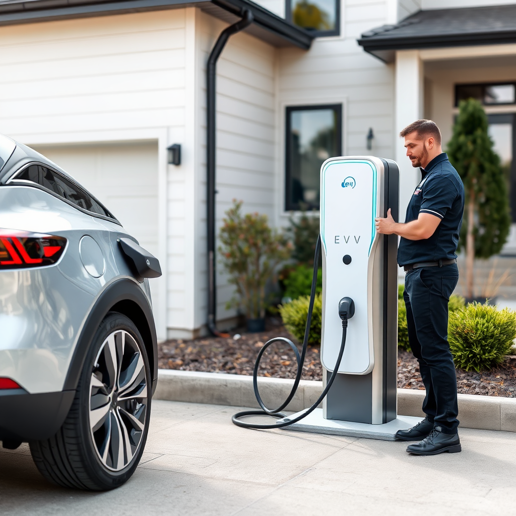 EV charger installation professional