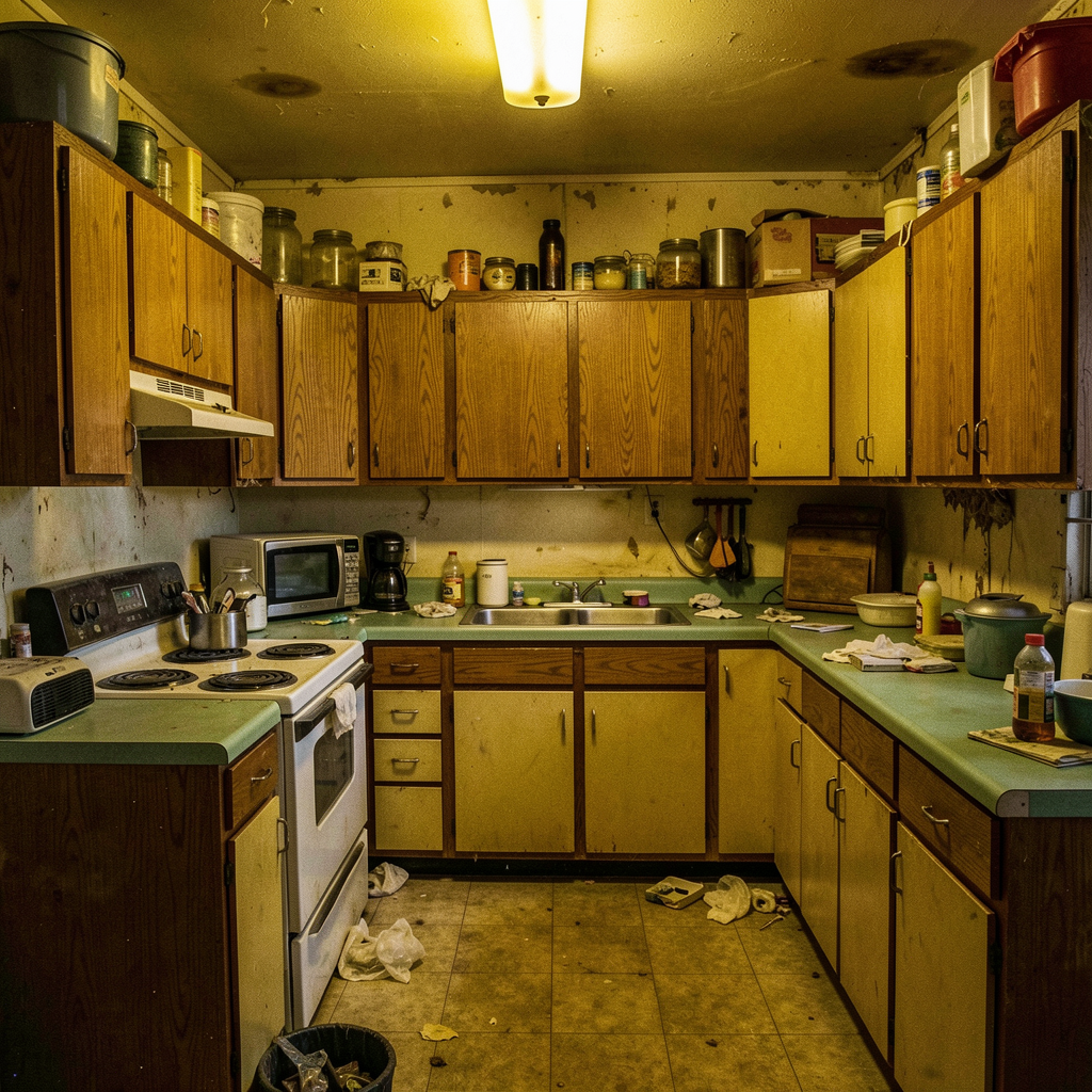 Old Outdated Kitchen Before Remodeling