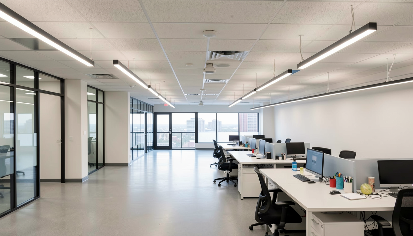 Commercial lighting retrofit