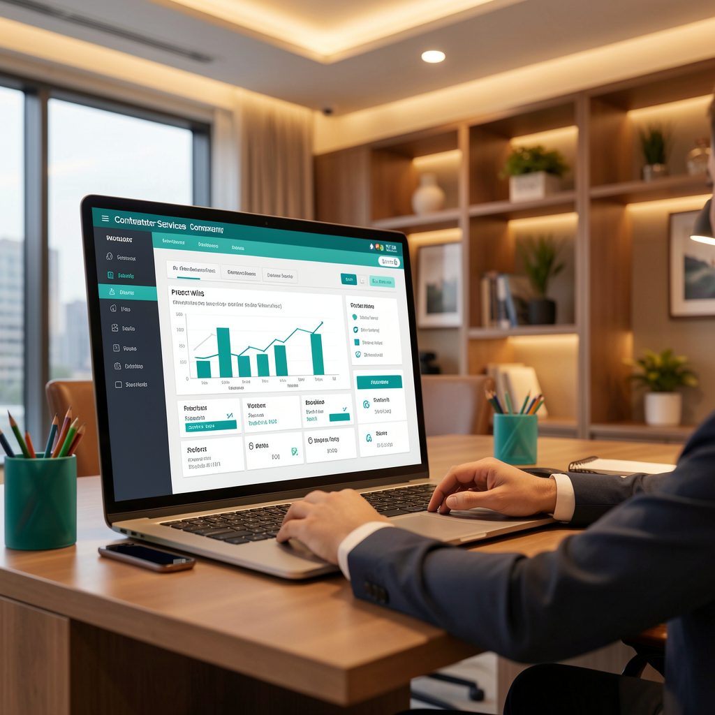 Case study: contractor services dashboard