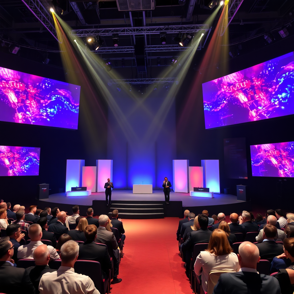 Corporate event stage