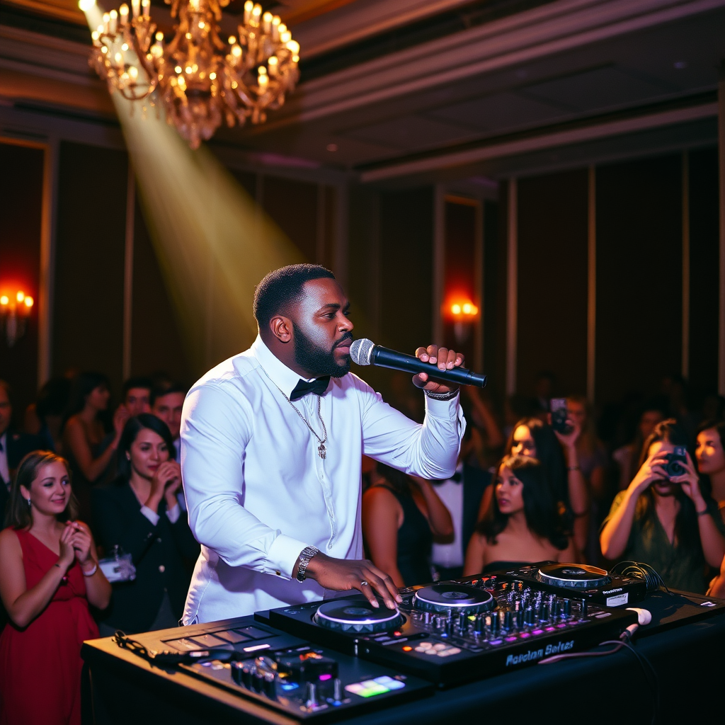 DJ Davon performing