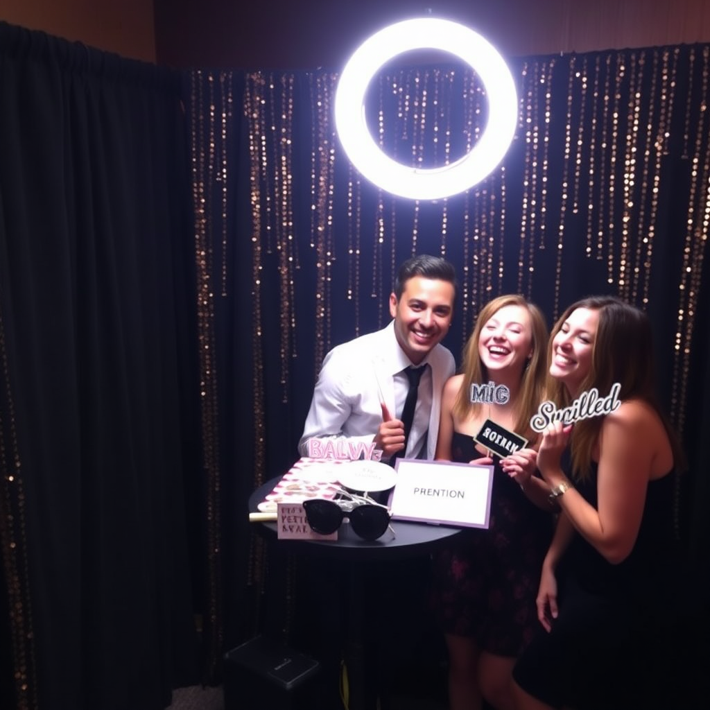 Photo booth setup