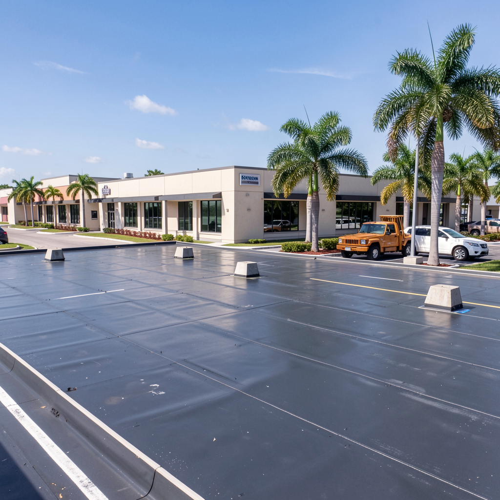 Flat roofing – Tampa commercial