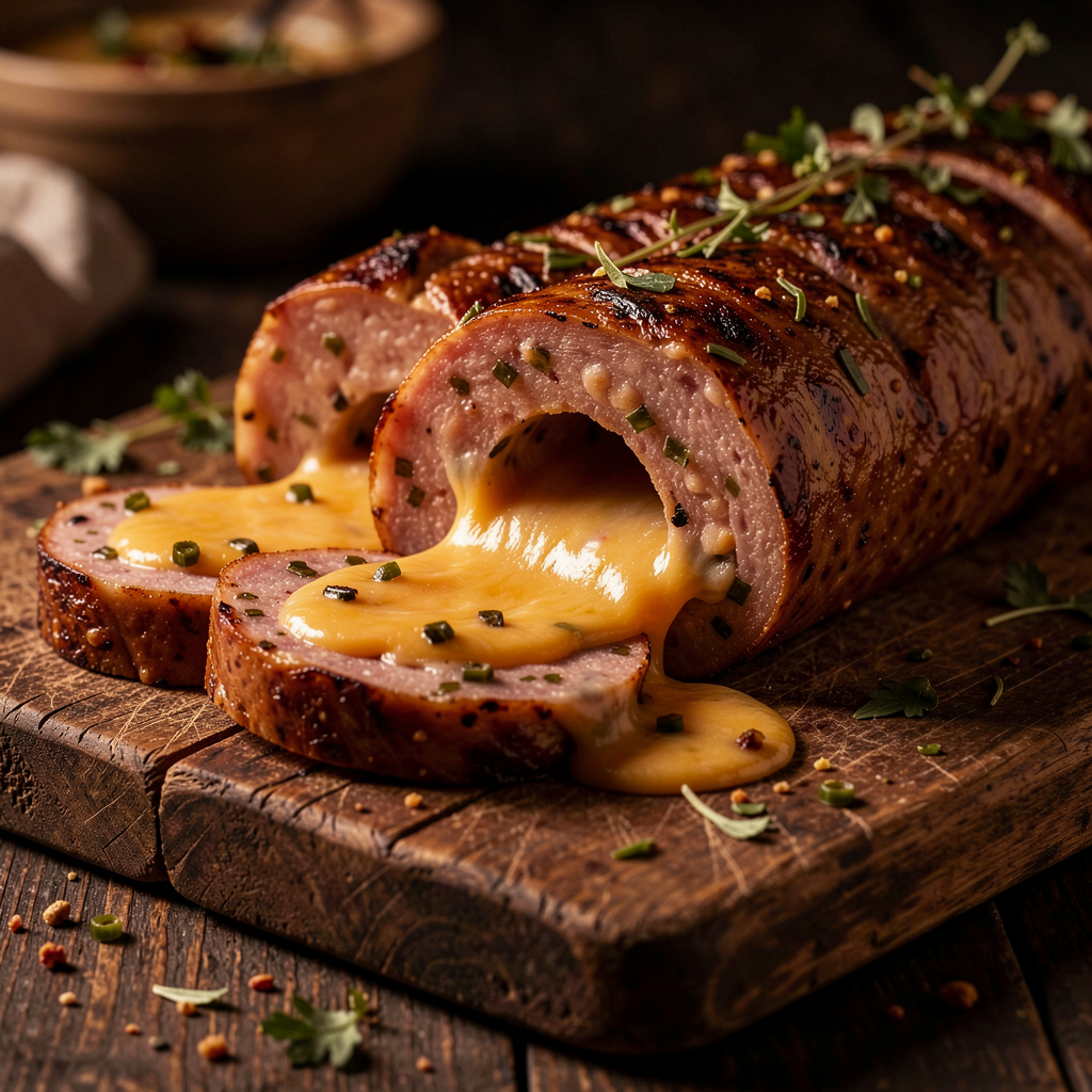 Jalapeño cheddar smoked sausage