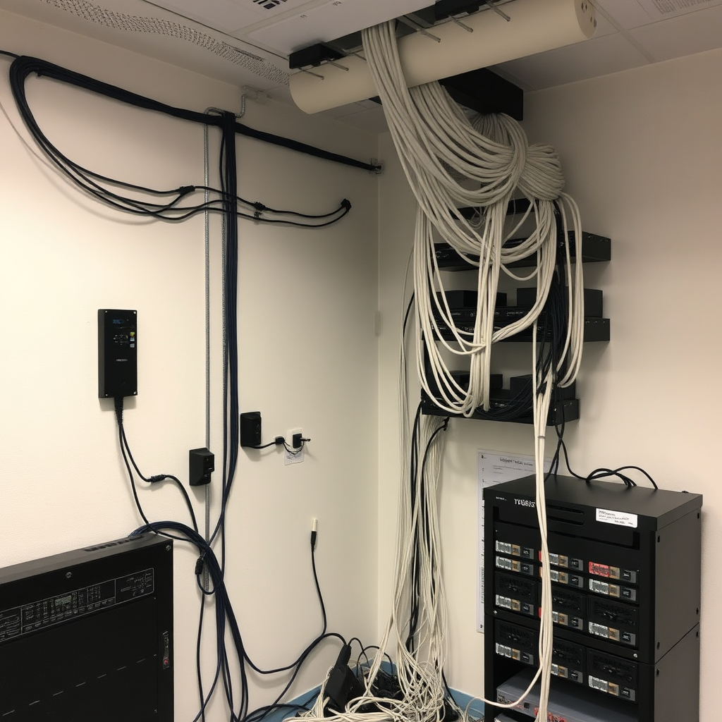 Low voltage data wiring