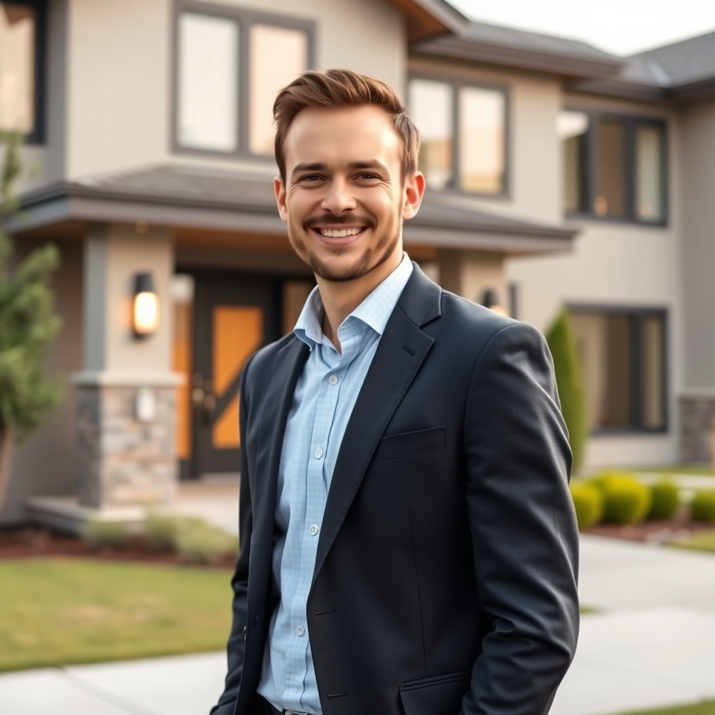 Real estate agent portrait