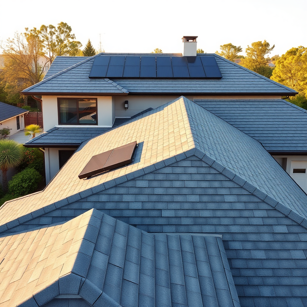 Sleek premium residential roof before solar panels