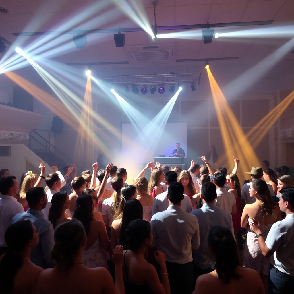 School prom dance