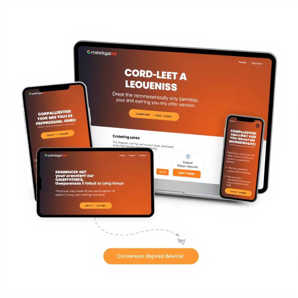 Screens showing course content across devices